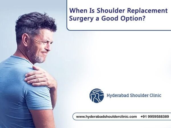 When is arthroscopic shoulder surgery recommended?